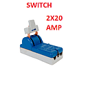 SWITCH 2X20 AMP