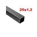 TUB CUADRA 25X1.2MM/1 X 1.2MM-(TC25X1.2)6MTS