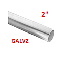 TUBO REDOND GALVANIZADO 2 X 2MM- (TG2X2)6MTS