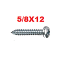 TOAU-5/8X12      TORNILLO AUTOROSCABLE