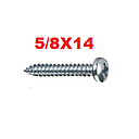 TOAU-5/8X14      TORNILLO AUTOROSCABLE