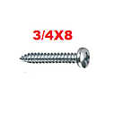 TOAU-3/4X/8     TORNILLO AUTOROSCABLE