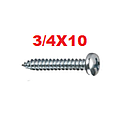 TOAU-3/4X10     TORNILLO AUTOROSCABLE