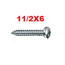 TOAU-11/2X6      TORNILLO AUTOROSCABLE