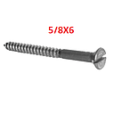 TOMA-5/8X6     TORNILLO MADERA