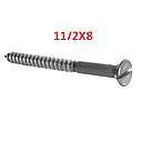 TOMA-11/2X8    TORNILLO MADERA