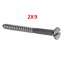 TOMA-2X9         TORNILLO MADERA
