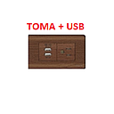 TOMACO + USB MADERADO AQUA MAVIJU