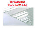 TRASLUCIDO PLUS POLICARB. 4.20X1.12X0.30MM / 14PIES P/DURATECHO
