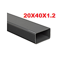 TUB RECT 20X40X1.2 / 3/4X11/2X1.2  -  (TR20X40X1.2)