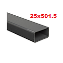 TUB RECT 25X50X1.5MM / 2X1X1.5MM  -  (TR25X50X1.5)