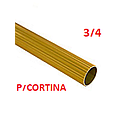 TUBO P/CORTINA 3/4" X 6 MTS