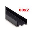 PERFIL CANAL U 80X40X2MM(6MTS)