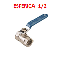 VALVULA CROMO ESFERICA 1/2  FV (652.0.E.13CR)