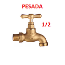 LLAVE BRONCE PARA MANGUERA  1/2"   FV (436.04BR)