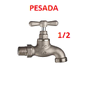 LLAVE NIQUELADA PARA MANGUERA  1/2"  FV  (436.04NI)
