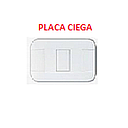 PLACA CIEGA  VETO PLATA BLANCO7861145835482