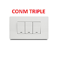 CONMUTADOR VETO PREMIUN BLANCO / 3 SERVICIO