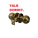 CERRAD.YALE DORMITORIO BRONCE ANTIGUO POMO (8956)