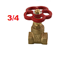 LLAVE BRONCE DE PASO 3/4"  FV