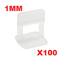ESPACIADOR PORCELANATO 1 MM "100 UND"