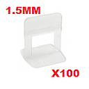 ESPACIADOR PORCELANATO 1.5 MM "100 UND"