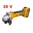 AMOLADORA INALAMBRICA ANGULAR 4 1/2 "20V" 8500 RPM 1 AÑO GARANTIA FAB