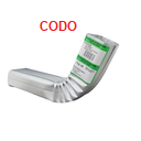 [AGUALLUVIA-050] CODO AGUA LLUVIA "GALVALUMEN"