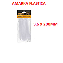 [AMA-055] AMARRAS PLASTICA 200MM(20CM) INGCO / 100 UND (HCT2001)