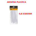 [AMA-060] AMARRAS PLASTICA 300MM(30CM) INGCO / 100 UND (HCT3002)