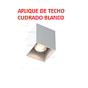 [APLIQUE-060] APLIQUE DE TECHO CUDRADO BLANCO (IL030163)
