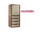 [ARMA-500] ARMARIO CAJONERA RATAN DECO