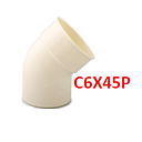 [C6X45P] CODO PLASTIGAMA 160 X 45