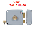 [CERR-725] CERRADURA VIRO ITALIANA 60 MM / ORIGINAL