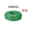 [CF-106] CABLE FLEXIBLE # 12 CONELSA ECON. VERDE  -  100 MTS