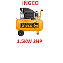 [COMPRESOR-001] COMPRESOR DE AIRE 1.5KW-2HP INGCO (UAC120248) **para usar se debe obligatoriamente poner aceite** (1 año garantía fab)