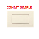 [CONMU-501] CONMUTADOR SIMPLE 125/250V MARFIL AQUA MAVIJU (10 años garantía fab)