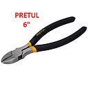 [CORTAFRIO-015] CORTAFRIO PINZA CORTE DIAGONAL "6" PRETUL
