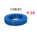 [CS-254] CABLE SOLIDO # 14 ELECTROCABLE AZUL