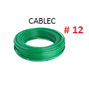 [CSM-156K-10] CABLE SOLIDO # 12 VERDE - 10 MTS