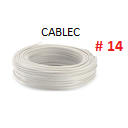 [CSM-251K-50] CABLE SOLIDO # 14 BLANCO - 50 MTS