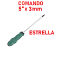 [DESARMADOR-025] DESARMADOR ESTRELLA 5" X 3MM COMANDO