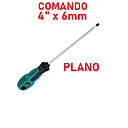 [DESARMADOR-365] DESARMADOR PLANO 4" X 6MM COMANDO