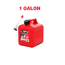 [ENVA-050] ENVASE ROJO PARA COMBUSTIBLE/GASOLINA 1 GL