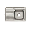 [FREG-101] FREGADERO EMPOTRABLE 1 POZO - FALDON IZQUIERDO (80X50)