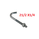 [GA-002] GANCHO J  21/2 X1/4  SIMP