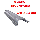 [GYPSUM-052] GY TUMBADO   OMEGA   PERFIL SECUNDARIO  0.40X3.66