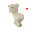 [INO-025] INODORO BONE ROMA / PALANCA ECONOMICO FV (110.1-BO)