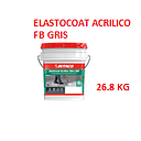 [INTACO-751] ELASTOCOAT FIBRA PREMIUM GRIS 26.8 KG - ETIQUETA VERDE