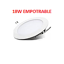 [LAMP-010] LED REDONDA 18W EMPOTRABLE LUZ BLANCA LAMPARA (IL040100)